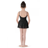 BLOCH Leotard with attached Chiffon Skirt Black